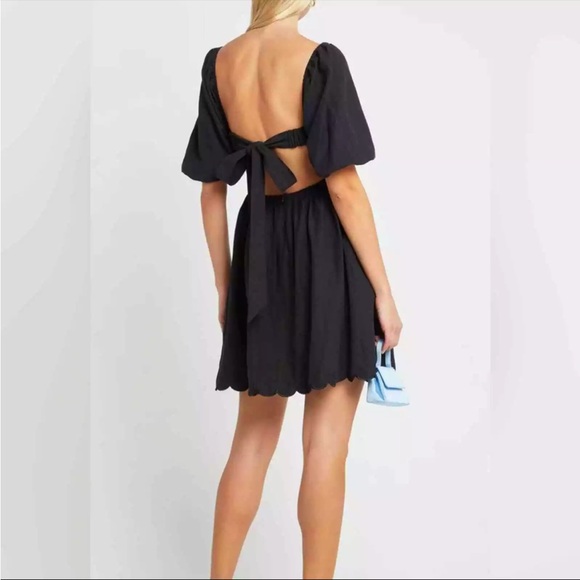 One Pretty Time little black dress - Picture 4 of 12